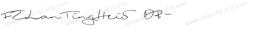 FZLanTingHeiS DB字体转换